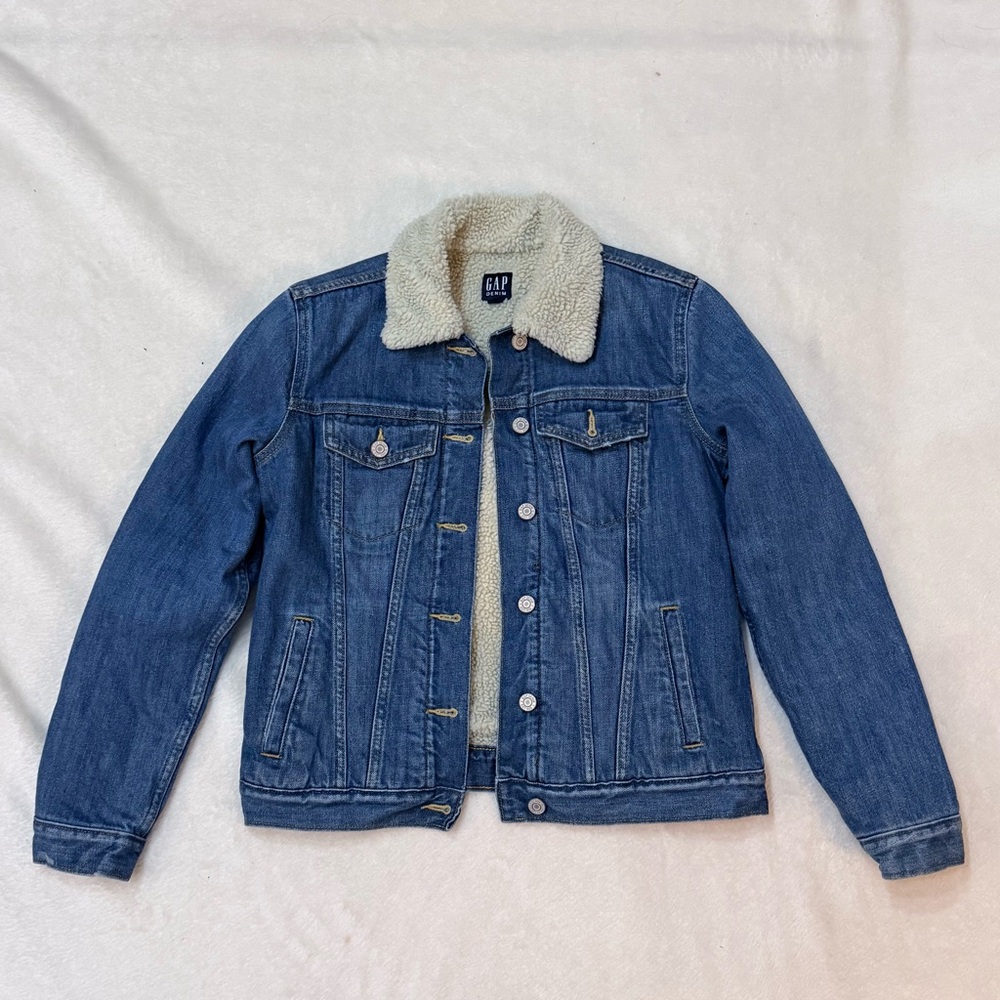 Gap Vintage Sherpa Denim Jean Jacket